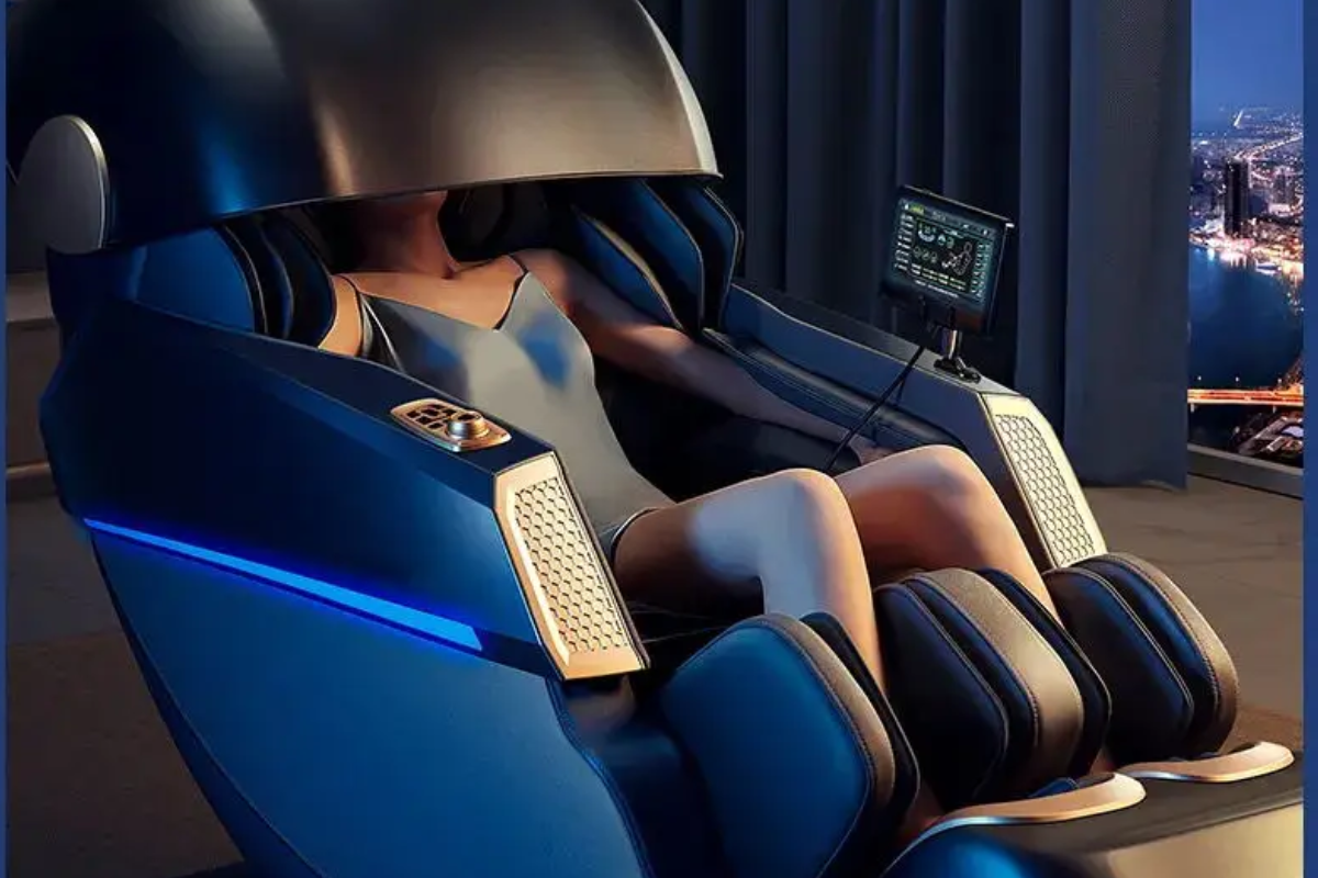 Full body Massage Chair with Voice control  & Smart  Wireless Charging